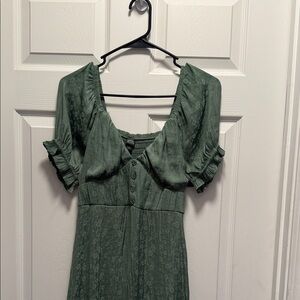 Wild Fable Forest Green Midi Dress